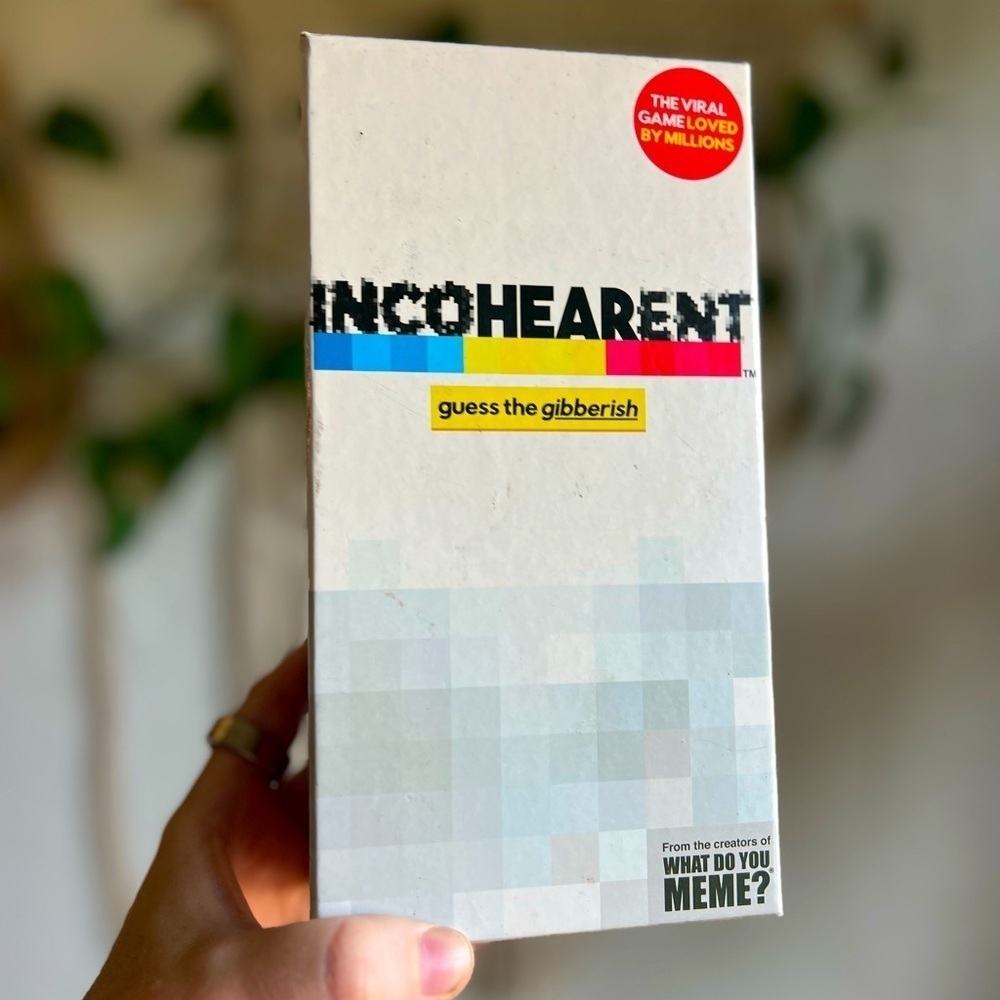 Incohearent Party Game Viral Guess the Gibberish, Funny Adult Card Game Word